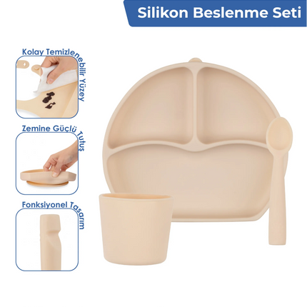 Babyjem Bebek Hediye Beslenme Seti Little Girl 5 Parça