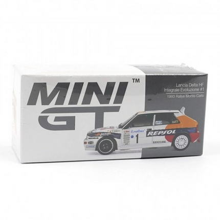 Mini GT 1/64 Lancia Delta HF Integrale Evoluzione #1 1993 Rallye Monte-Carlo