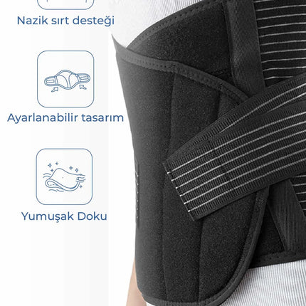 Babyjem Doğum Sonrası Balenli Korse Siyah S-M