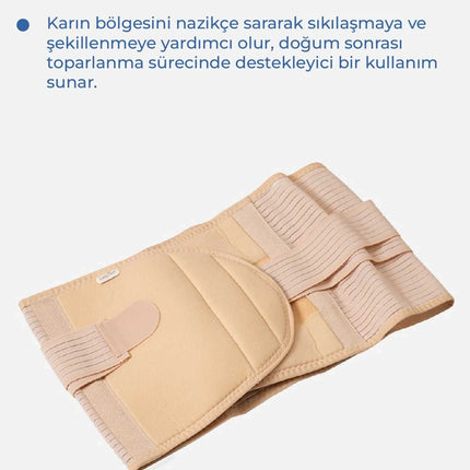 Babyjem Doğum Sonrası Balenli Korse Ten L-XL