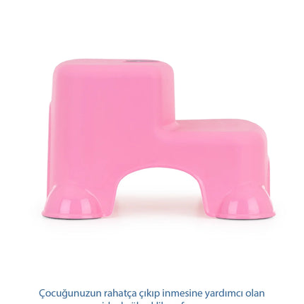 Babyjem Kaydırmaz Bebek Katlı Basamağı Pembe