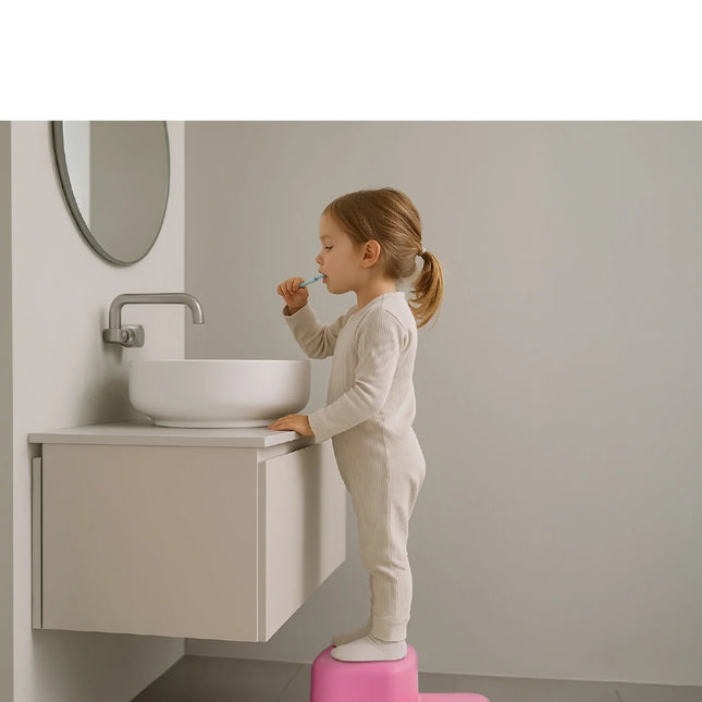 Babyjem Kaydırmaz Bebek Katlı Basamağı Pembe