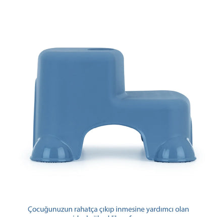 Babyjem Kaydırmaz Bebek Katlı Basamağı İndigo Mavi