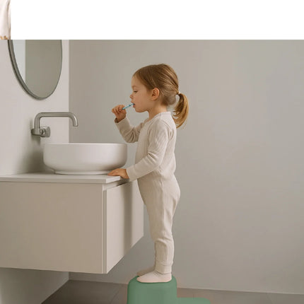 Babyjem Kaydırmaz Bebek Katlı Basamağı Soft Yeşil