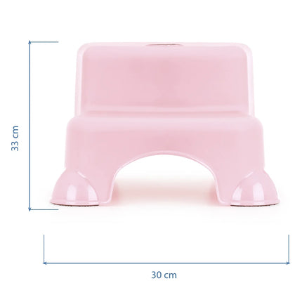 Babyjem Kaydırmaz Bebek Katlı Basamağı Soft Pembe