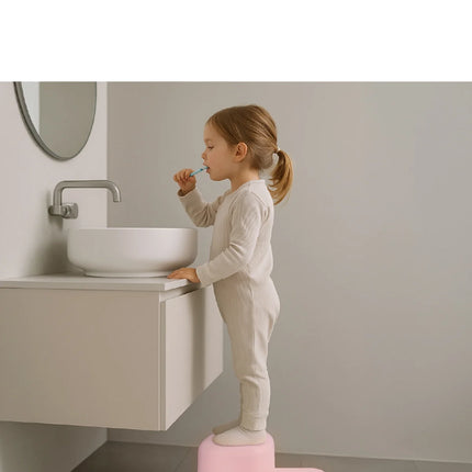 Babyjem Kaydırmaz Bebek Katlı Basamağı Soft Pembe