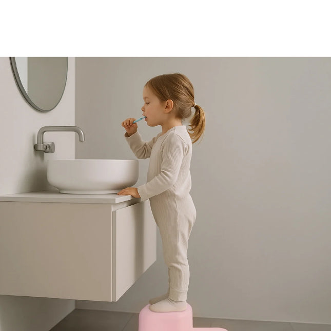 Babyjem Kaydırmaz Bebek Katlı Basamağı Soft Pembe