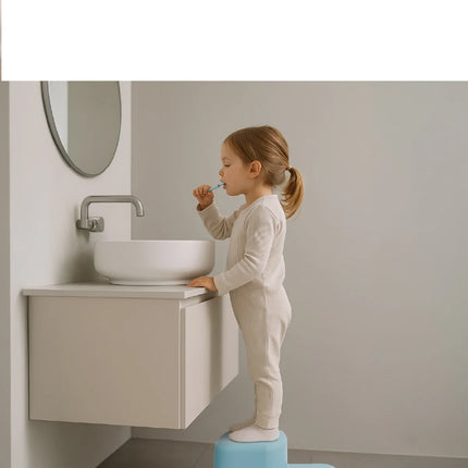 Babyjem Kaydırmaz Bebek Katlı Basamağı Soft Mavi