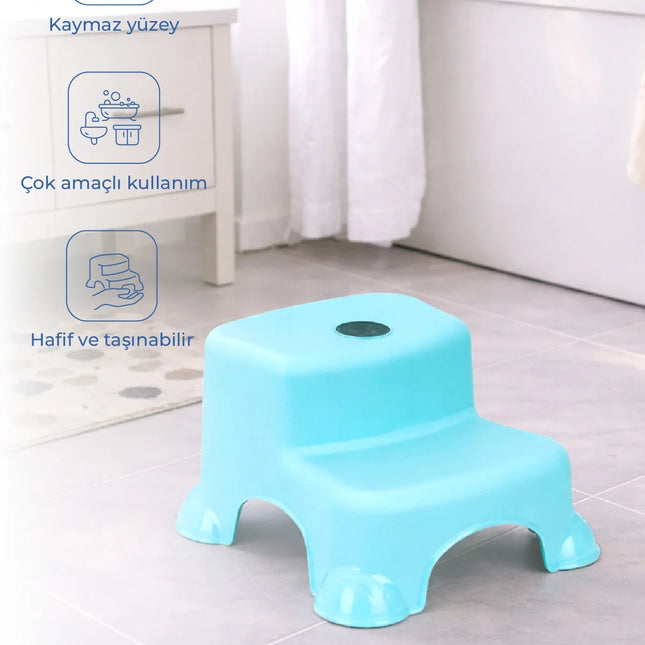 Babyjem Kaydırmaz Bebek Katlı Basamağı Mint Yeşili