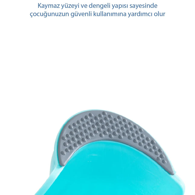 Babyjem Kaydırmaz Bebek Katlı Basamağı Mint Yeşili