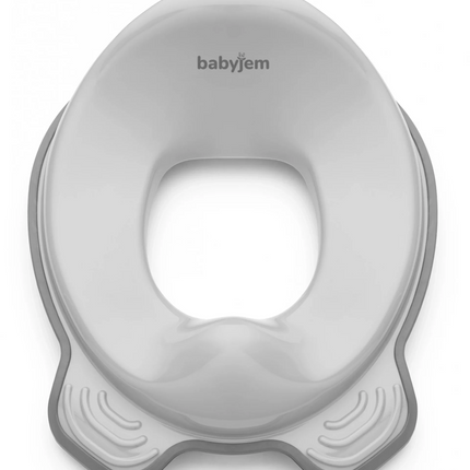 Babyjem Soft Kaymaz Klozet Adaptörü New Soft Gri