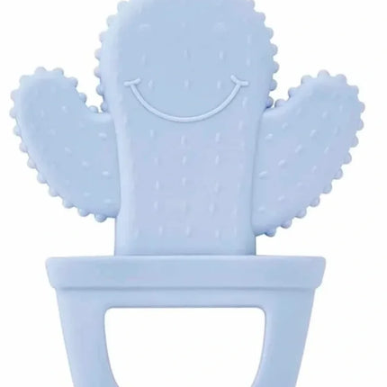 Babyjem Yumuşak Kaktüs Dişlik Diş Kaşıyıcı Mavi