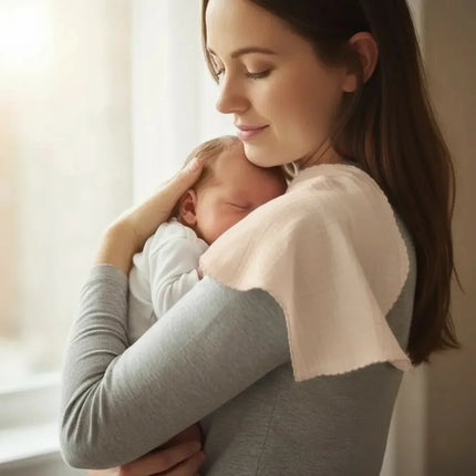 Babyjem Bürümcük Anne Omuz Örtüsü Somon