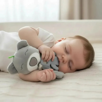 Babyjem Diş Kaşıyıcılı Uykucu Ayıcık 680 Gri