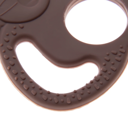 Babyjem Silikon Fil Diş Kaşıyıcı Mocha