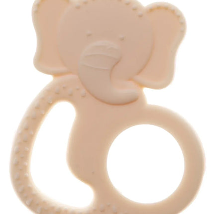 Babyjem Silikon Fil Diş Kaşıyıcı Ekru