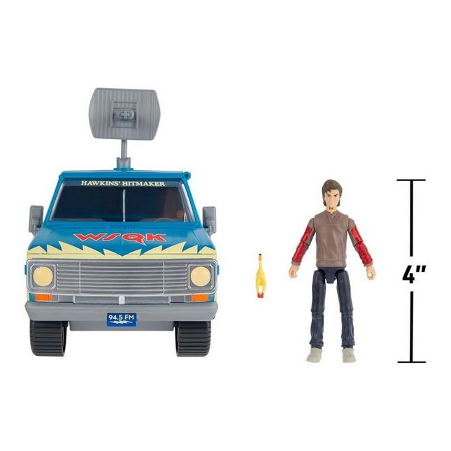 Stranger Things Steve Figür ve Squawk Araç Set