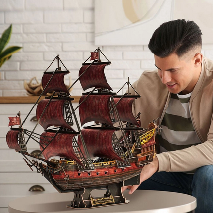 Queen Anne's Revenge Gemisi 3D Puzzle