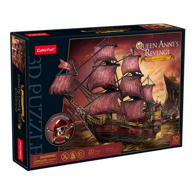Queen Anne's Revenge Gemisi 3D Puzzle