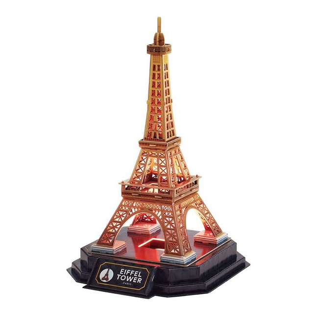 Eyfel Kulesi 3D Puzzle Led Işıklı