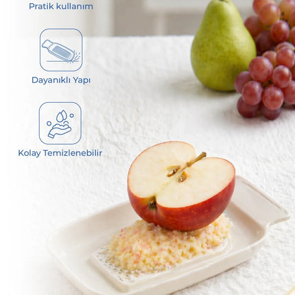 Babyjem Kırılmaz Pratik Bebek Meyve Püre Rendesi Kum Beji