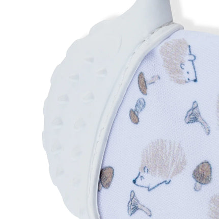 Babyjem Bebek Diş Kaşıyıcı Eldiveni Kirpi Ekru