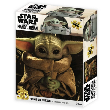 Prime 3D Star Wars The Mandalorian Grogu Puzzle 500 Parça