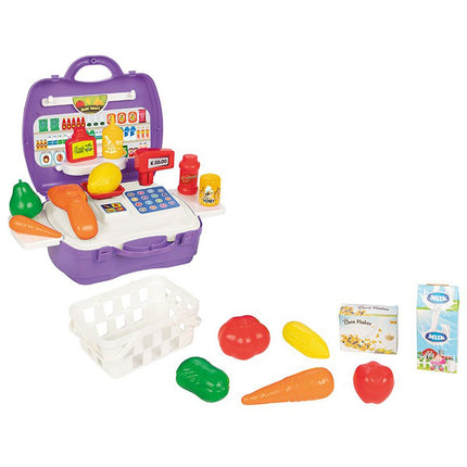 24 Piece Grocery Set with Accessories and Bags