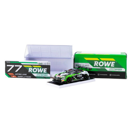 Tarmac Works 1/64 Mercedes-AMG GT3 GT World Challenge Asia 2025 - Beijing Season Finale Craft-Bamboo Racing #77 with Container