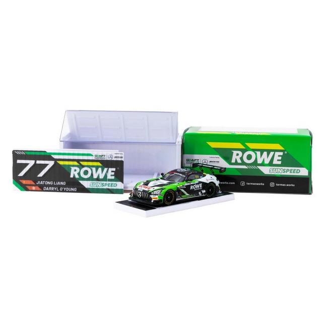 Tarmac Works 1/64 Mercedes-AMG GT3 GT World Challenge Asia 2025 - Beijing Season Finale Craft-Bamboo Racing #77 with Container
