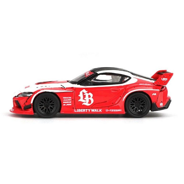 Mini GT 1/64 LB-WORKS Toyota GR Supra Red/White - Blister Paket