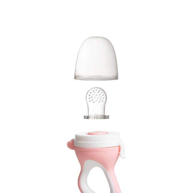 Babyjem Silikon Yumuşak Uçlu Meyve Süzgeçi Sebze Emziği Pembe
