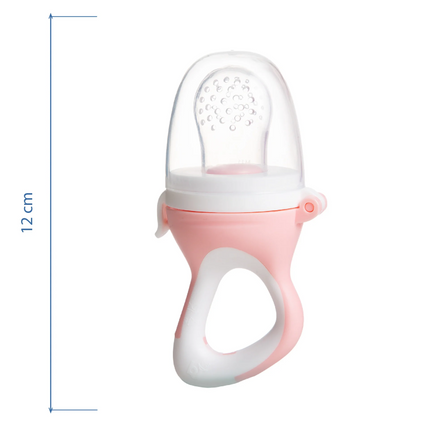 Babyjem Silikon Yumuşak Uçlu Meyve Süzgeçi Sebze Emziği Pembe