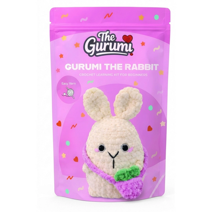 Yeni Başlayanlar İçin Tavşan Amigurumi Örgü Kiti