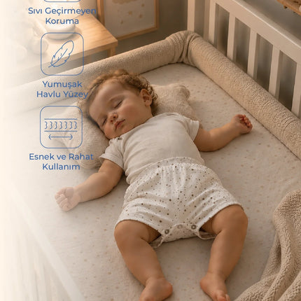 Babyjem Sıvı Geçirmez Koruyucu Sızdırmaz Bebek Şortu