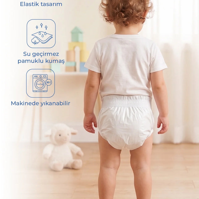 Babyjem Alıştırma Külodu 3 Yaş Beyaz