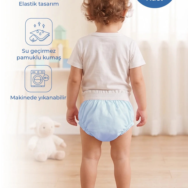 Babyjem Alıştırma Külodu 2li Set 2 Yaş Mavi