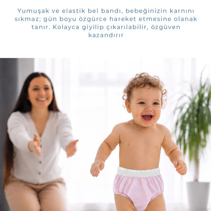 Babyjem Alıştırma Külodu 2'li Paket 2 Yaş Pembe
