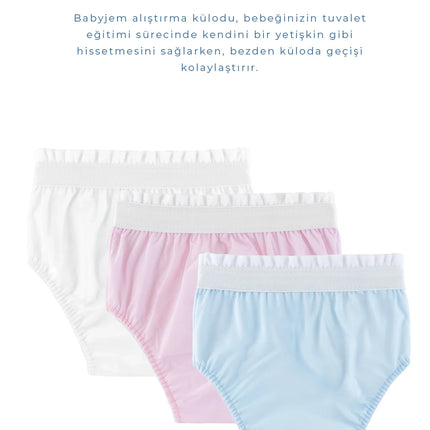 Babyjem Alıştırma Külodu 2'li Paket 3 Yaş Mavi