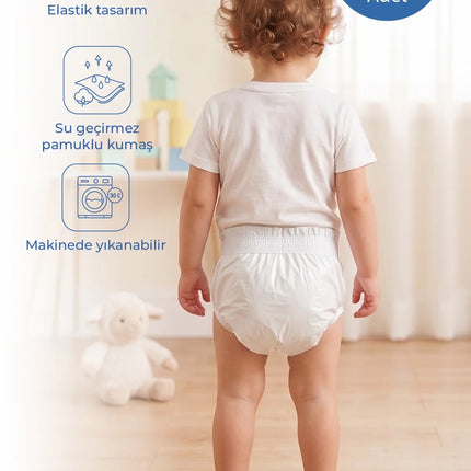 Babyjem Alıştırma Külodu 2'li Paket 2 Yaş Beyaz