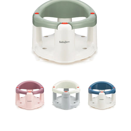Babyjem Önden Açılır Banyo ve Mama Oturağı ve Hediye Minderli - 2 ' Li Set Soft Yeşil
