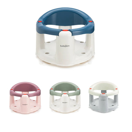 Babyjem Önden Açılır Banyo ve Mama Oturağı ve Hediye Minderli - 2 ' Li Set İndigo Mavi