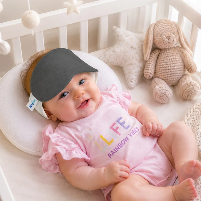 Babyjem Kepçe Kulak Önleyici ve Uyku Bandı Antrasit