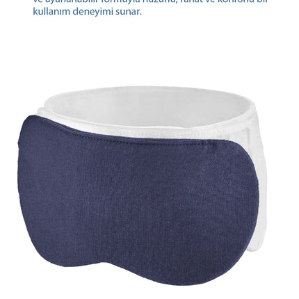 Babyjem Kepçe Kulak Önleyici ve Uyku Bandı Lacivert