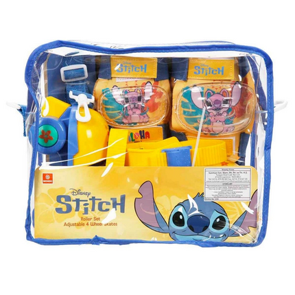 Stitch Çantalı 4 Tekerlekli Ayarlanabilir Paten Seti