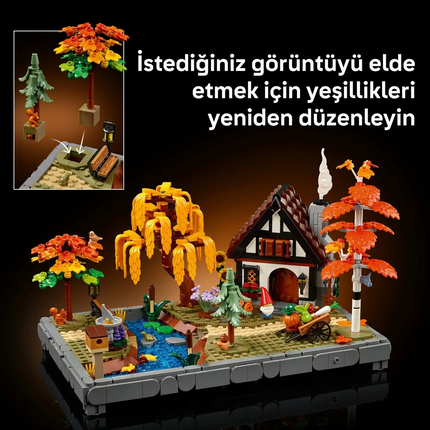 LEGO Icons Sonbahar Bağ Evi Bahçesi