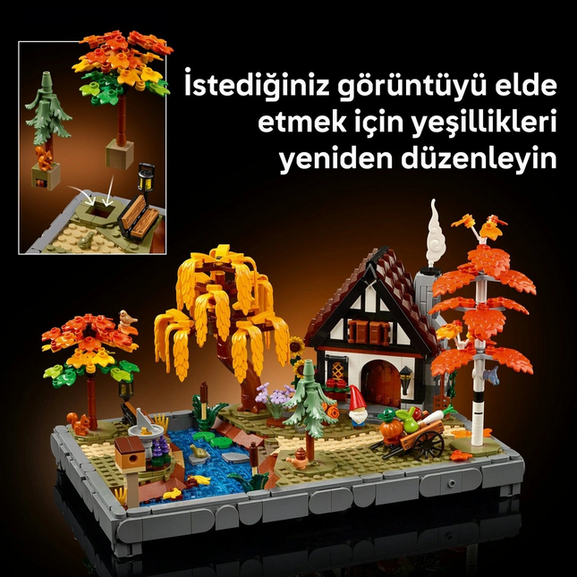 LEGO Icons Sonbahar Bağ Evi Bahçesi