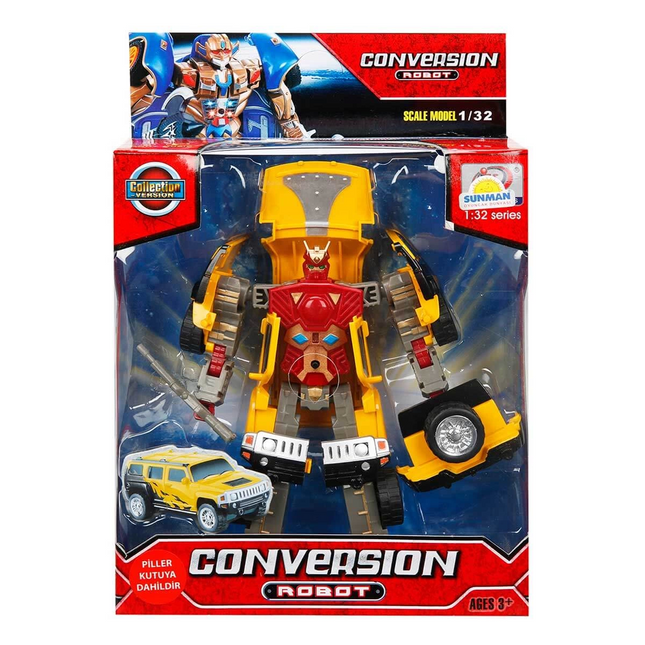 1:32 Transforming Robot with Sound and Light