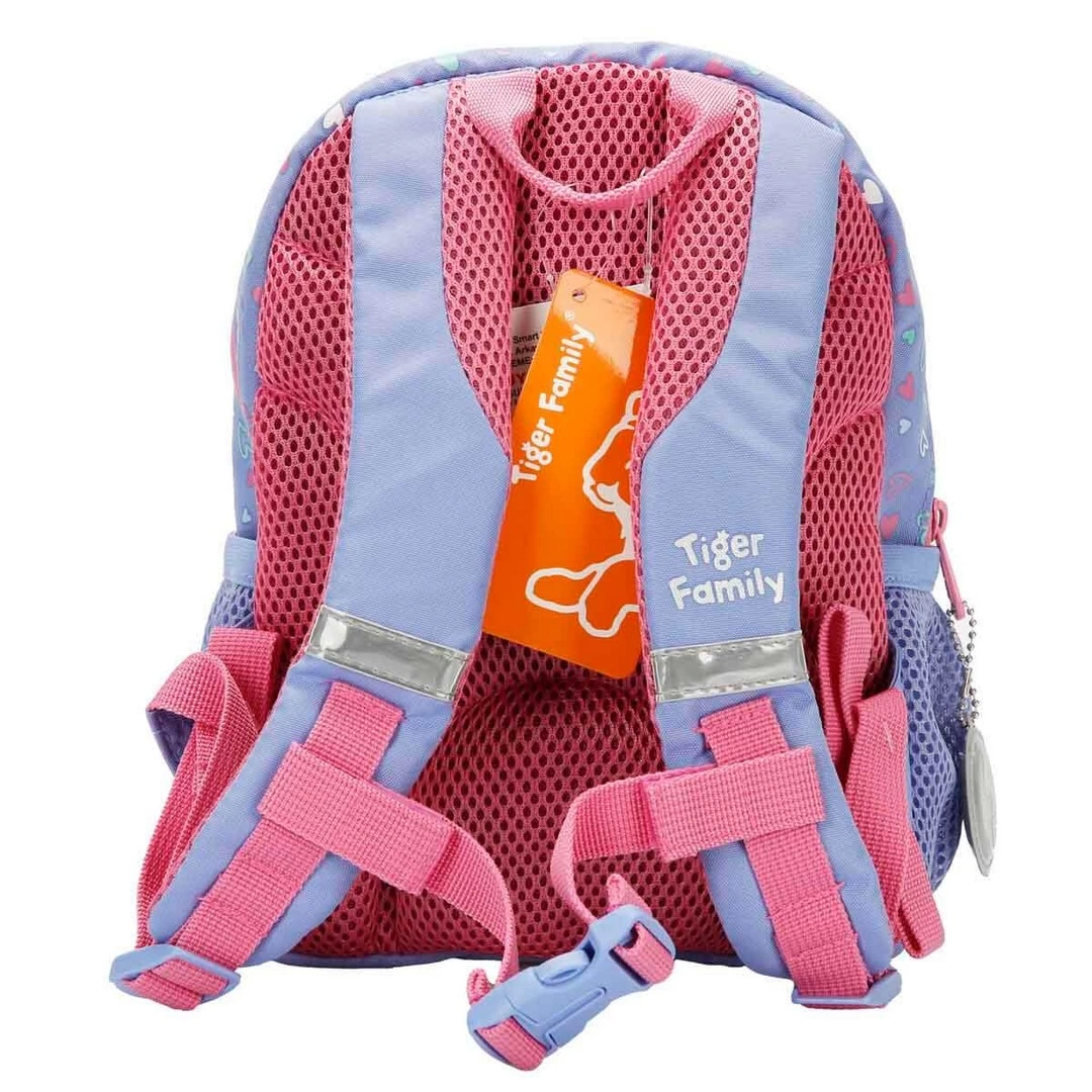 Purple Kindergarten Bag with Plush Butterfly