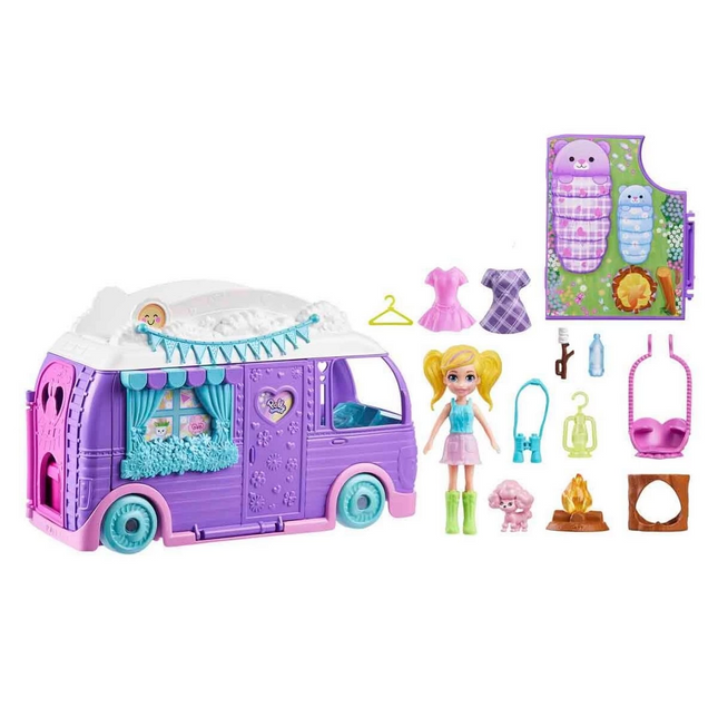Polly Pocket Fun Caravan Play Set